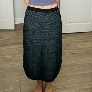 Chic Black Maxi Skirt